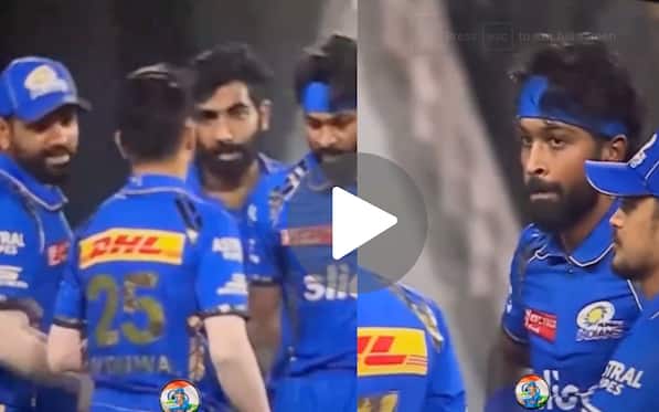 [Watch] Pandya Looks Clueless As He Lets Rohit Takeover During  PBKS vs MI Final Over